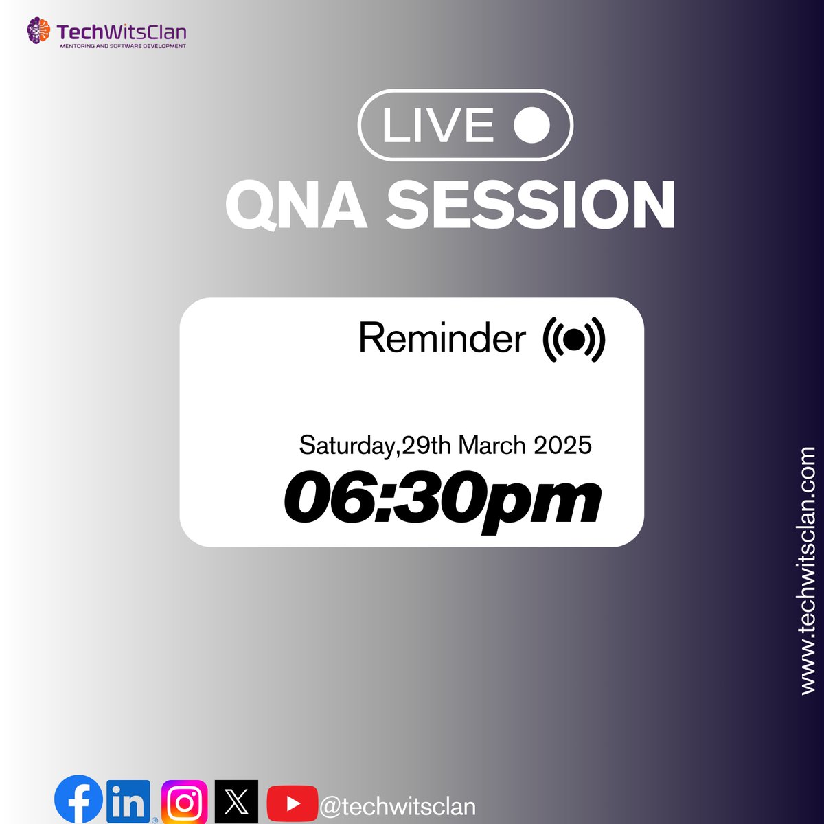 TechWitsClan's tweet image. AMA session with @kelekomobong …

#product #technology #bootcamp