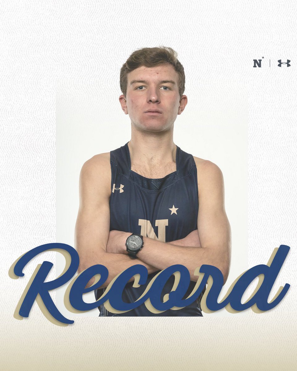 Call him Graveyard Smith, because he’s burying records and competition. At night.

Late last night, Murphy Smith set the new 10,000m school record at the Raleigh Relays with a time of 28:23.81!

#GoNavy