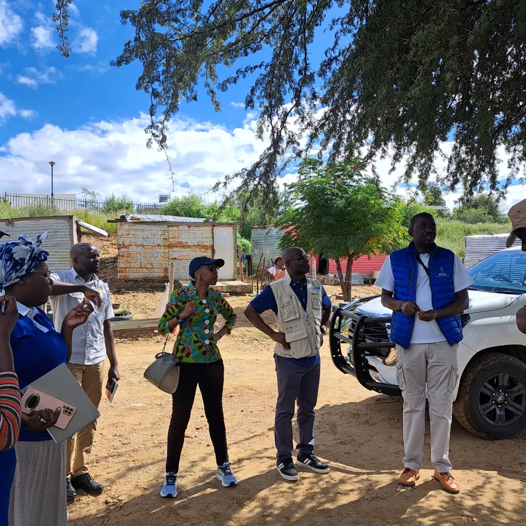 SamOcranKweku's tweet photo. Thank you, Ms. Hopolang Phororo, UN Resident Coordinator, for joining the flood assessment mission alongside the Office of the Prime Minister and the City of Windhoek. Grateful for the Government’s swift response to support affected communities! #FloodRelief #UNICEFNamibia https://t.co/QG9GYcrqWQ