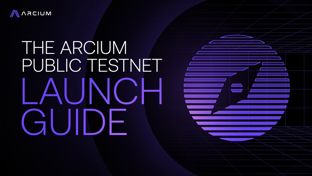 The Arcium Public Testnet Launch Guide

A first look at how we’re structuring the public testnet and how you can best prepare.

Everything will be &lt;encrypted&gt;

Will you? Link below. ↓