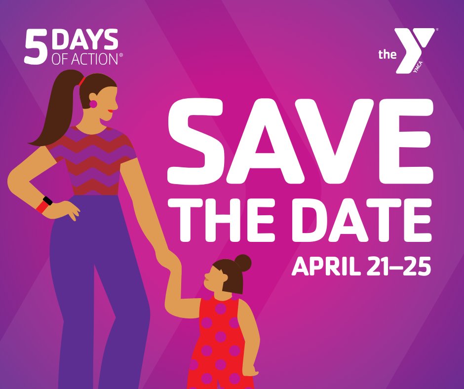 CCAYMCA's tweet photo. Save the dates! April 21-25, our YMCA will participate in the Five Days of Action® campaign to increase awareness of child sexual abuse and how all adults can prevent it when we “Know. See. Respond.”  Head over to https://t.co/UK4UpH2x7U to learn more! #FiveDaysofAction. https://t.co/wTpVTvXdOi