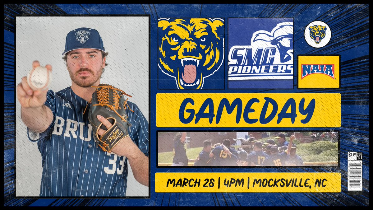 We're back for another Friday spent in Mocksville! Come out and support us on home field this evening as we go into a conference matchup against the SMC Pioneers!