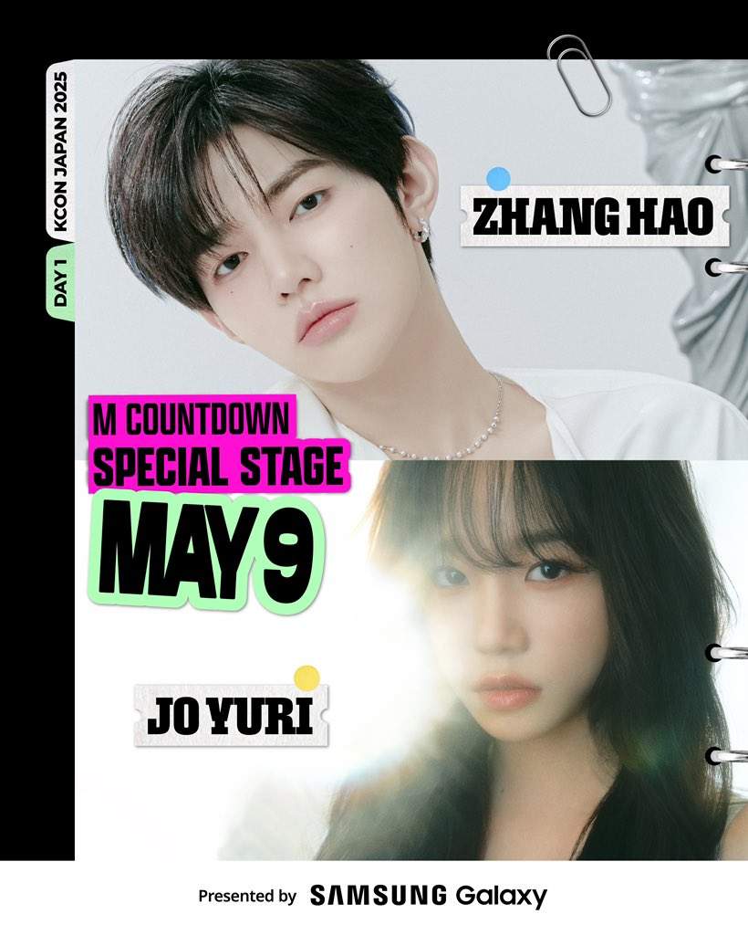 [#KCONJAPAN2025] 
このステージのためだけにファンのもとへ駆けつけたZHANG HAO &amp; 5月の春の花のように甘いJO YURIが届ける、特別なケミストリー！

M COUNTDOWN STAGEを彩るSPECIAL STAGE、
一緒にドキドキする準備はできましたか？🌸

-
オフィシャル3次先行
🎟 l-tike.com/concert/kconja…

-
🔗