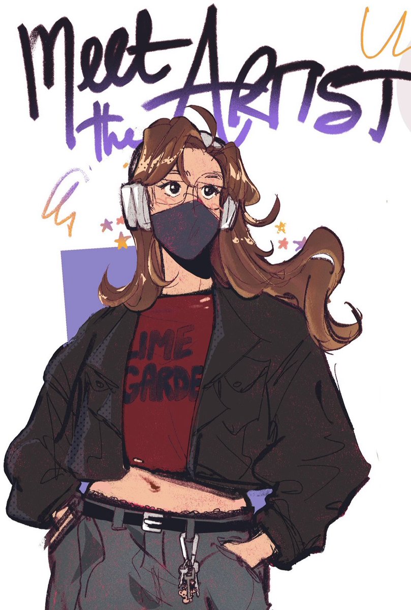firnella's tweet image. Anyways hiii I’m fern!! A lesbian artist who draws lesbians and hates AI 🥰