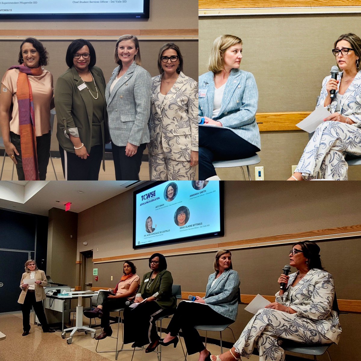 TCWSEregion13's tweet photo. Fantastic day connecting and learning with #TXed women in @region13 @TCWSETx Thank you for pouring into our lives and remember to take up space in the rooms youโre in for kids! #eduqueen #TCWSEr13 https://t.co/M9JDBC2lyQ