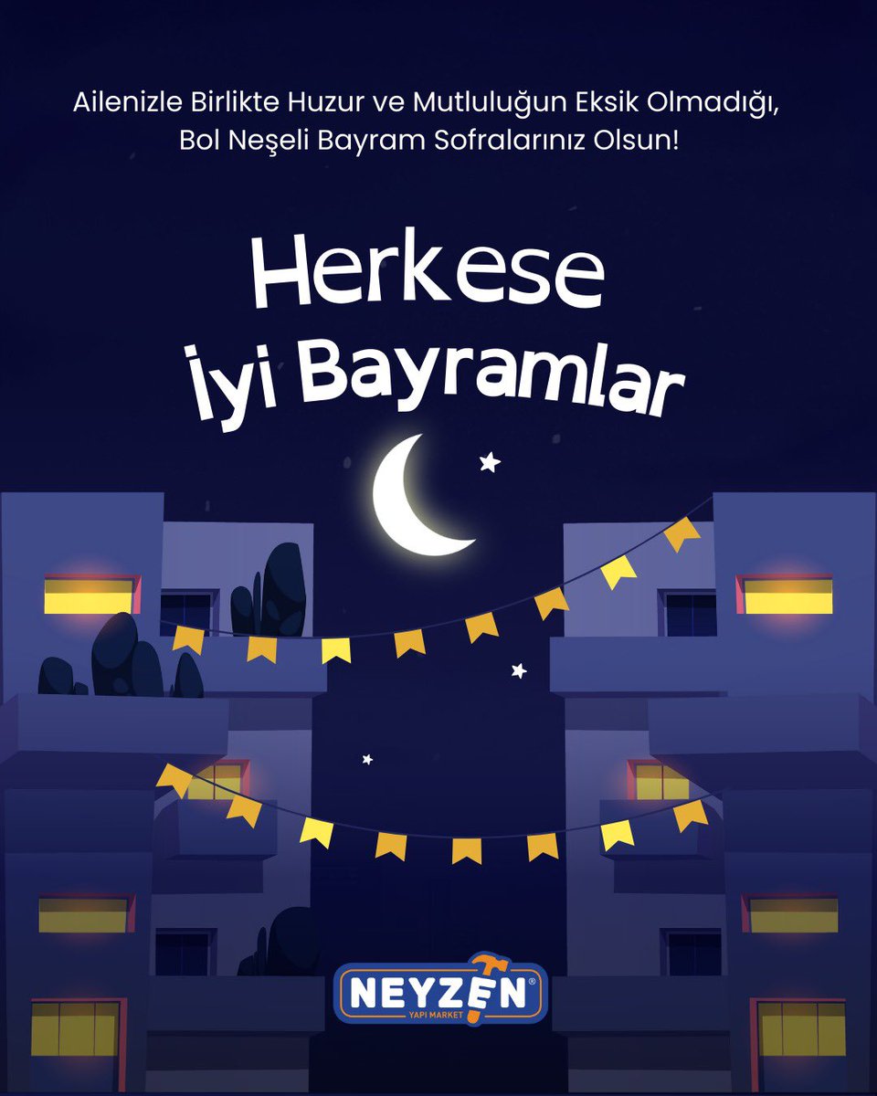 Herkese İyi Bayramlar!

neyzenyapimarket.com

#neyzenyapımarket #ramazanbayramı #iyibayramlar