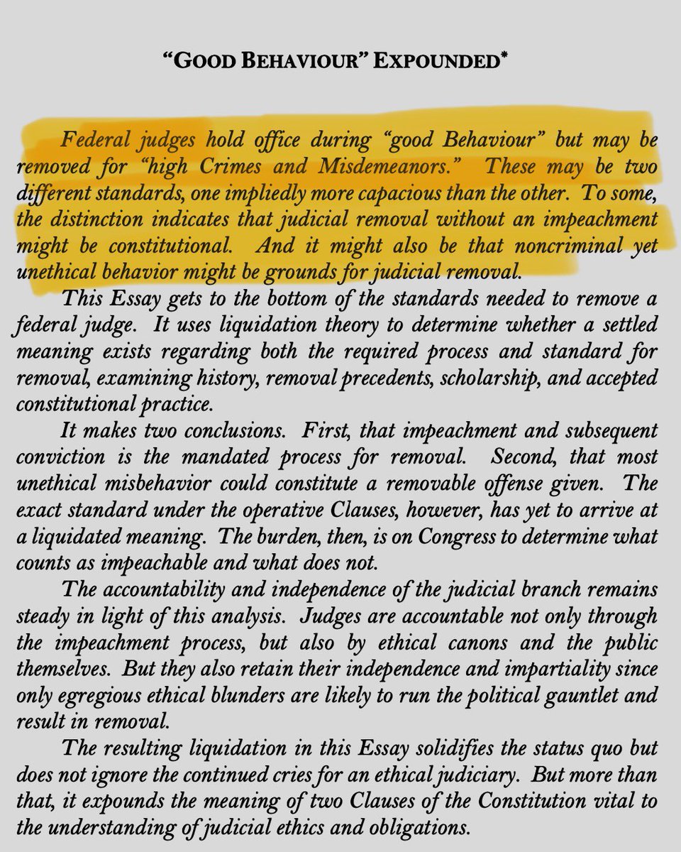 #realDonaldTrump #POTUS &amp; #VP
Must DEMAND that Congress get back to DC

Federal judges hold office during "good behavior, once behavior turn horribly wrong they can be removed. 

They can also be removed for "treason, bribery, or other high crimes and misdemeanors". 

Under