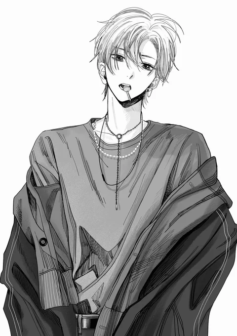 背表紙イラスト モノクロ