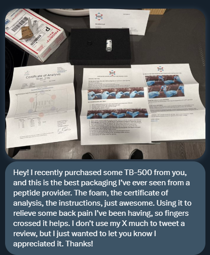 Only the best from Pure Peptides