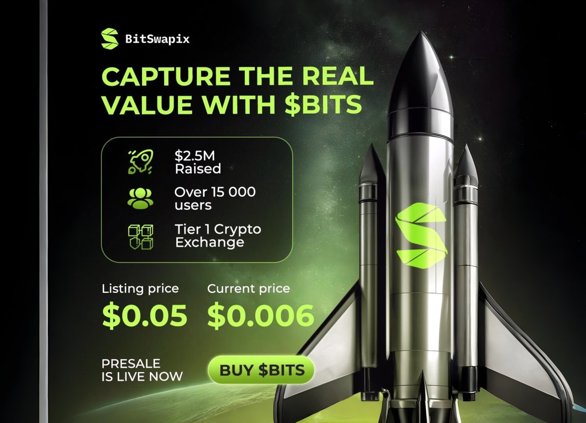 BitSwapix's tweet image. Bitswapix is here – and you don't want to miss it! 🚀 Join our 15K+ community in our FIRST native token presale and unlock advanced all our features. Limited spots available – secure your future in digital finance now! 
bitswapix.com/ico?utm_source…