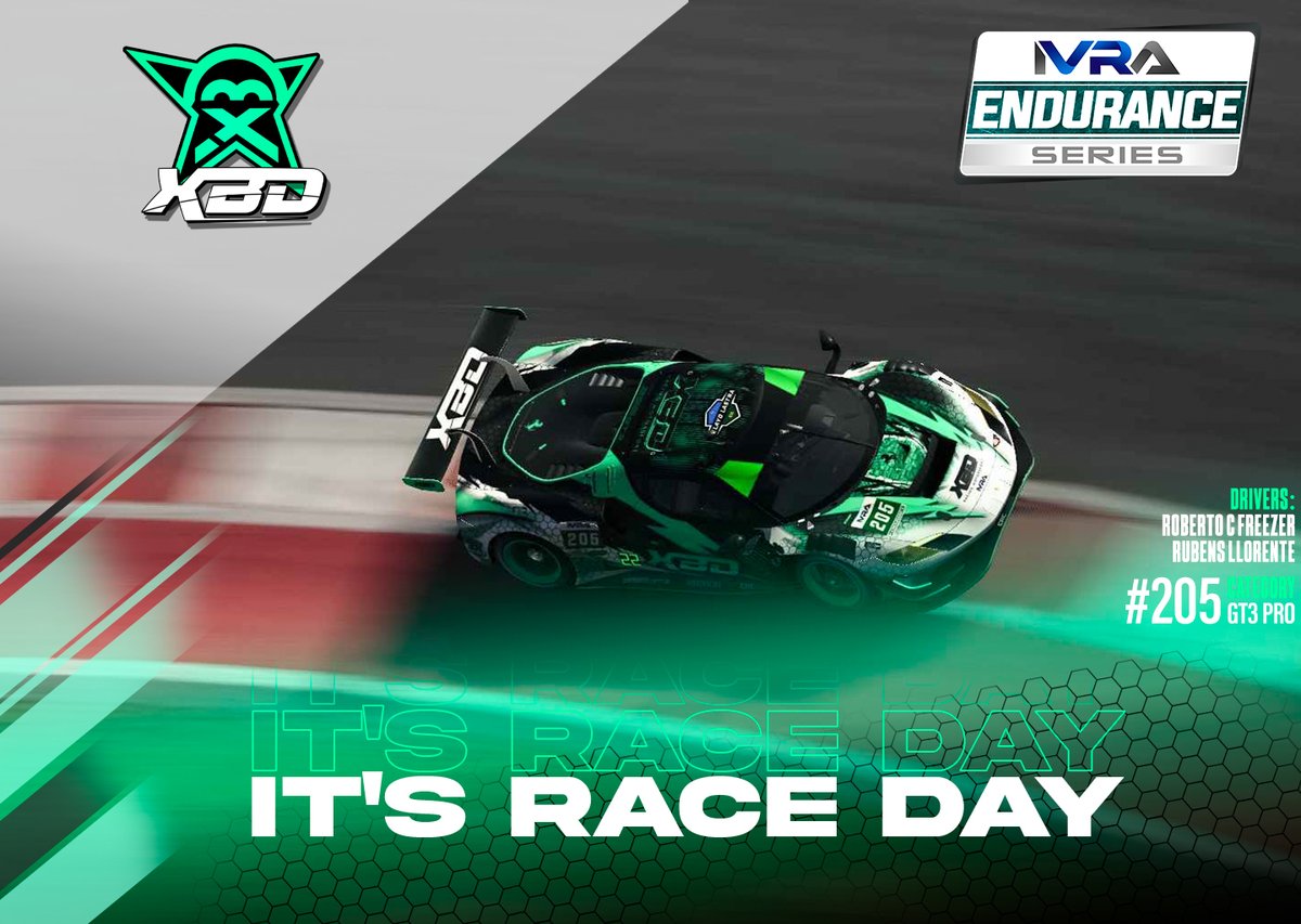 XBD RACING MOTORSPORT (@xbdracing) on Twitter photo 🎯5th round of the IVRA Endurance, from Japan, a very busy race awaits us at the beautiful Suzuka circuit in <a href="/IVRALeague/">IVRA</a>
The boys represent us: 👇
👤 <a href="/ROLL3RBALL/">Rubens Llorente</a>
👤 <a href="/IZer91/">Roberto C Freezer</a>
📍Suzuka
📹 youtube.com/@RacespotTV
⏰ 29/03/2025
#GreenPower #GoXBD 🎯5th round of the IVRA Endurance, from Japan, a very busy race awaits us at the beautiful Suzuka circuit in <a href="/IVRALeague/">IVRA</a>
The boys represent us: 👇
👤 <a href="/ROLL3RBALL/">Rubens Llorente</a>
👤 <a href="/IZer91/">Roberto C Freezer</a>
📍Suzuka
📹 youtube.com/@RacespotTV
⏰ 29/03/2025
#GreenPower #GoXBD