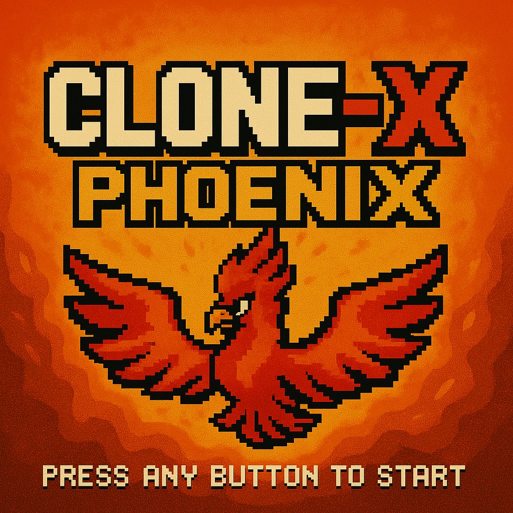 🧵1/ I'm working on a retro-style game inspired by Pokémon... but with <a href="/RTFKT/">RTFKT</a> avatars.

Think Clone X + Animus + pixel art = 🔥

Here’s a sneak peek into “CLONE-X PHOENIX” 👇