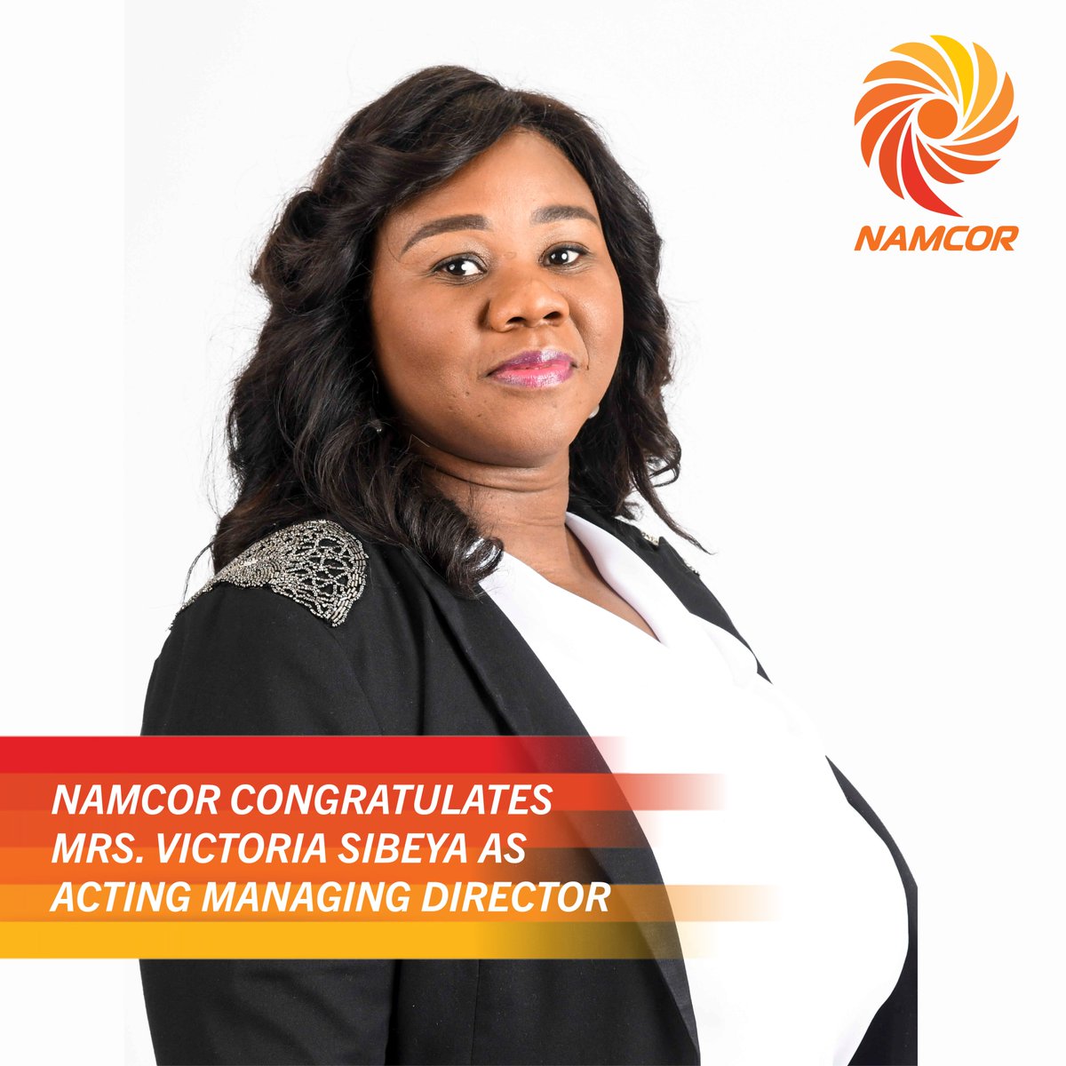 Congratulations to Mrs. Victoria Sibeya on her appointment as Acting MD, effective 1 April 2025! With her leadership in upstream exploration, we look forward to continued growth.

A heartfelt thank you to Mr. Ebson Uanguta for his dedicated service. 
namcor.com.na/wp-content/upl…