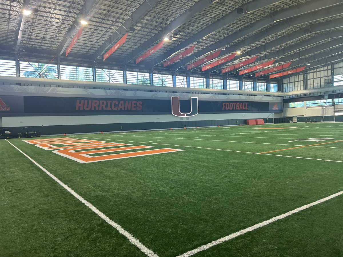 Had a great time at <a href="/CanesFootball/">Miami Hurricanes Football</a> can’t wait to be back.