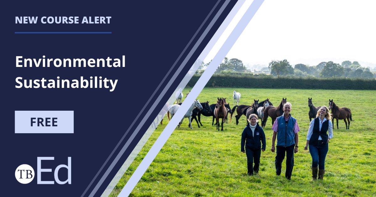 🔔NEW COURSE ALERT!🔔
🤔Ever wondered what it takes to be a environmentally sustainable stud? Join Shade Oak Stud's Peter and Emma Hockenhull for a closer look at sustainability at a stud farm 
🆓Best of all it's FREE! 
🔗 ow.ly/Qn9Z50VqkAI

#onlinecourse  #equineeducation