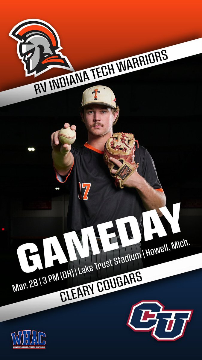 Indiana Tech Warriors (@intechwarriors) on Twitter photo It’s GAMEDAY Warriors! <a href="/INTechMVB/">Indiana Tech Men's Volleyball</a> celebrates senior night tonight against Aquinas in the Schaefer Center at 7pm, while <a href="/INTechSoftball/">Indiana Tech Softball</a> hosts LTU in a doubleheader at Warrior Park starting at 2:30pm, and RV <a href="/INTechBaseball/">Indiana Tech Baseball</a> plays Cleary in a road doubleheader starting at 3pm #WinIT It’s GAMEDAY Warriors! <a href="/INTechMVB/">Indiana Tech Men's Volleyball</a> celebrates senior night tonight against Aquinas in the Schaefer Center at 7pm, while <a href="/INTechSoftball/">Indiana Tech Softball</a> hosts LTU in a doubleheader at Warrior Park starting at 2:30pm, and RV <a href="/INTechBaseball/">Indiana Tech Baseball</a> plays Cleary in a road doubleheader starting at 3pm #WinIT