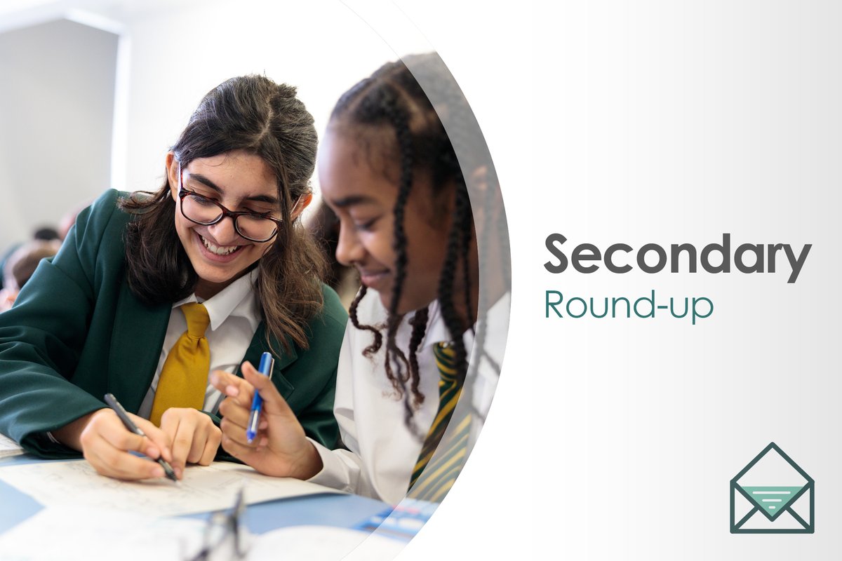 New Secondary Round-up: ensuring success for all at KS3 maths, CPD for non-specialists, EEF-funded trials, apply now for secondary and FE CPD leadership programmes, and more mailchi.mp/ncetm/secondar…