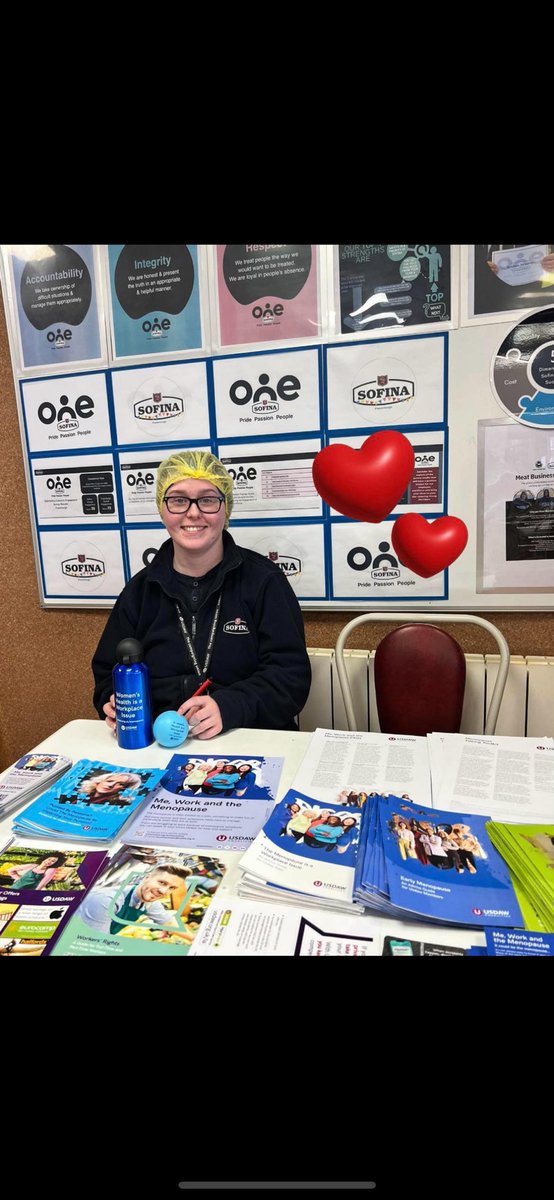 Really delighted to support Lauren’s Menopause Campaign in Sofina Fraserburgh #Usdaw #Menopause