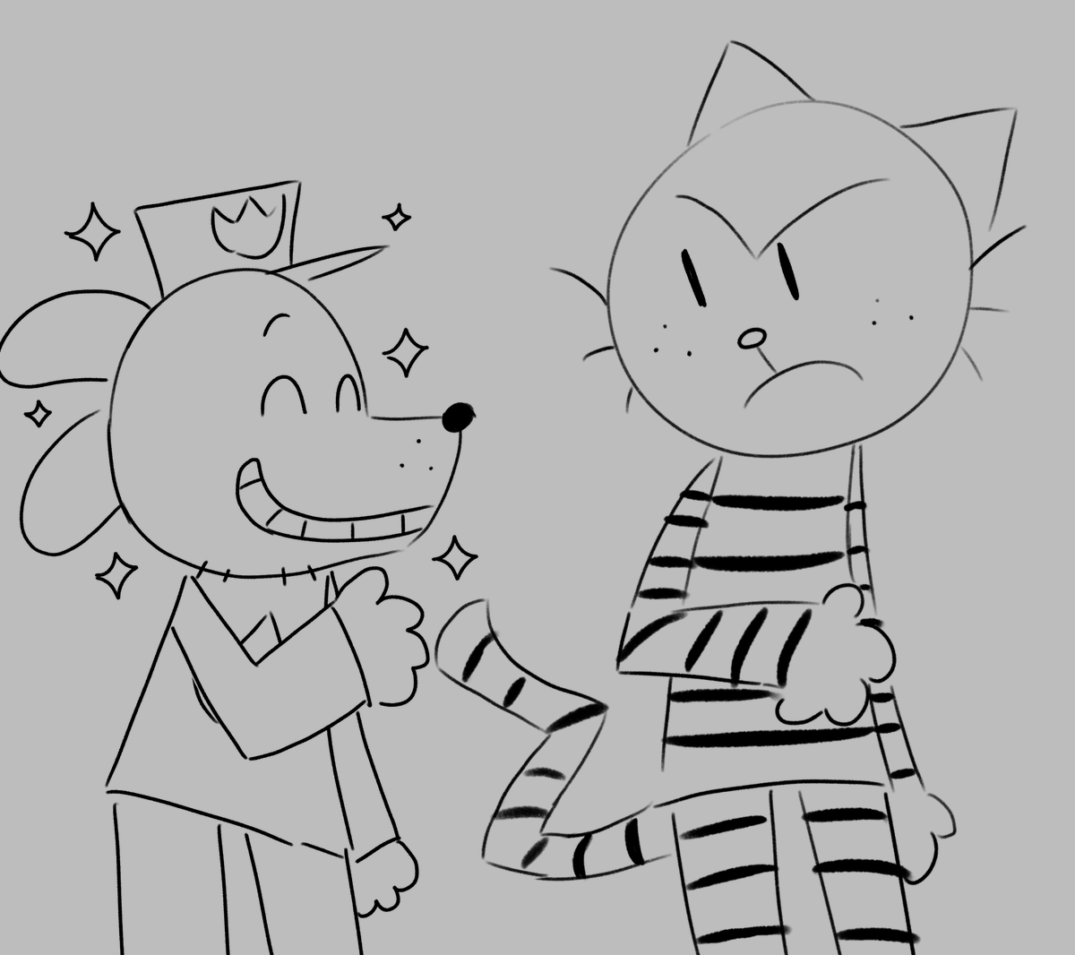 JaneyCrockery's tweet photo. dogman fanart i made
moirail requested the first one i think https://t.co/NOX2UXSWpb