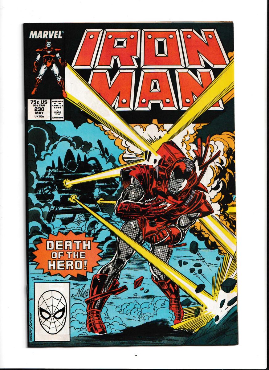 MakeMyComicRare's tweet photo. #IronMan #230 (1987) #MarkBright and #BobLayton Cover, Mark Bright Pencils, #DavidMichelinie & Bob Layton Writers, #ArmorWars Part Six, 1st Appearance of #Firepower "Stark Wars, Chapter VI: The Day the Hero Died" The United States government has decided that it wants Iron Man dead— and they've sent the one-man nuclear attack Firepower to do the job! https://t.co/6xR5yRejDJ @rarecomicbooks Website Link In Bio Page If Applicable. SAVE ON SHIPPING COST - NOW AVAILABLE FOR LOCAL PICK UP IN DELTONA, FLORIDA #RareComicBooks #KeyComicBooks #MCU #MarvelComics #MarvelUniverse #KeyComic #ComicBooks
