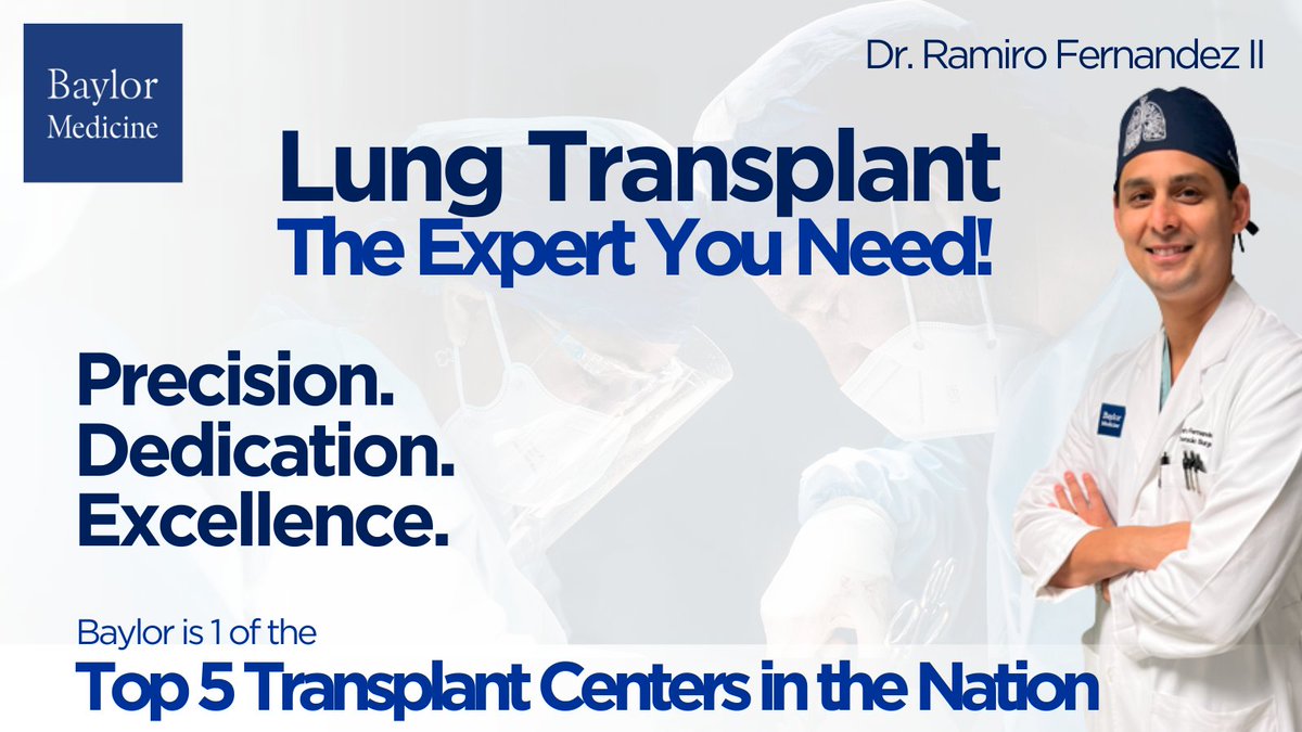 BCM_Surgery (@bcm_surgery) on Twitter photo Dr. Ramiro Fernandez II – A Leader in Lung Transplant Surgery
Dr. <a href="/rfernanMD/">Ramiro Fernandez</a> is a highly skilled and experienced lung transplant surgeon, known for his precision, innovation, and dedication to patient care. With thousands of hours in the OR, he has helped transform the lives of Dr. Ramiro Fernandez II – A Leader in Lung Transplant Surgery
Dr. <a href="/rfernanMD/">Ramiro Fernandez</a> is a highly skilled and experienced lung transplant surgeon, known for his precision, innovation, and dedication to patient care. With thousands of hours in the OR, he has helped transform the lives of