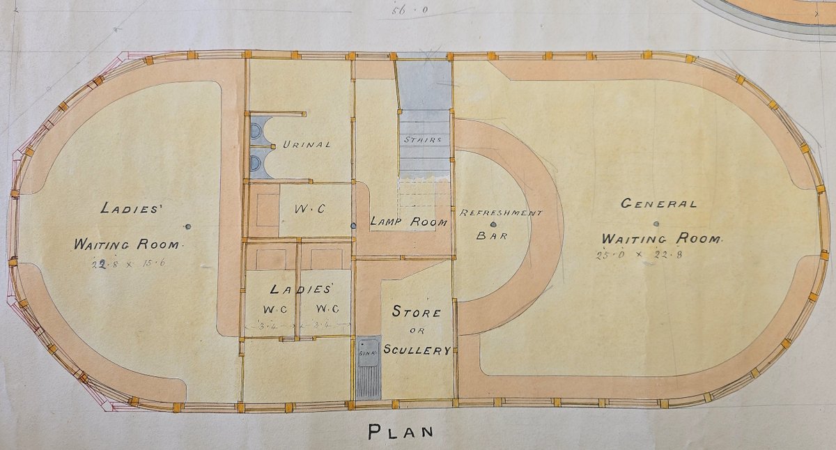 IsleOfManPRO's tweet image. One of our wonderful volunteers is listing a large collection of Department of Transport plans (1841-1984), discovering many treasures in the process. Here are George Kay&apos;s 1886 designs for waiting rooms on Queen&apos;s Pier, Ramsey. #ManxArchives #SeasideArchitecture #IsleOfMan