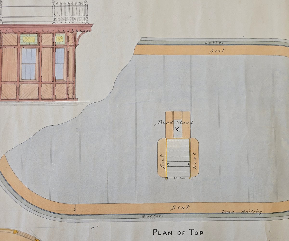 IsleOfManPRO's tweet image. One of our wonderful volunteers is listing a large collection of Department of Transport plans (1841-1984), discovering many treasures in the process. Here are George Kay&apos;s 1886 designs for waiting rooms on Queen&apos;s Pier, Ramsey. #ManxArchives #SeasideArchitecture #IsleOfMan