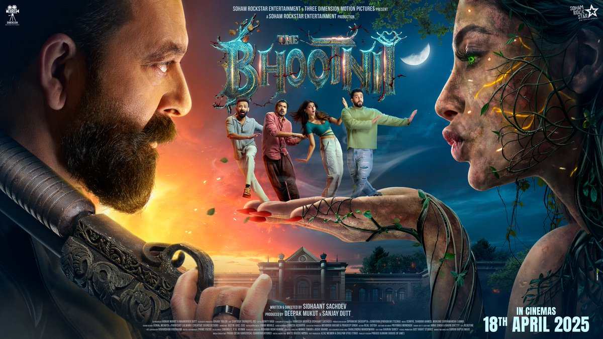 Sanjay Dutt (@duttsanjay) on Twitter photo Chaos? Check.
Curses? Double check.
Cinema? Check check check! 😍
Welcome to the world of Bhootnii! 👻❤️
TRAILER DROPS TOMORROW!
The Bhootnii– in cinemas 18th April 2025! ✨
@roymouni <a href="/mesunnysingh/">Sunny Singh</a> <a href="/palaktiwarii/">Palak Tiwari</a> <a href="/aasifkhan_1/">Aasif Khan</a> @beyounick182 <a href="/sachdevsidhaant/">sidhaant sachdev</a> @deepakmukut Chaos? Check.
Curses? Double check.
Cinema? Check check check! 😍
Welcome to the world of Bhootnii! 👻❤️
TRAILER DROPS TOMORROW!
The Bhootnii– in cinemas 18th April 2025! ✨
@roymouni <a href="/mesunnysingh/">Sunny Singh</a> <a href="/palaktiwarii/">Palak Tiwari</a> <a href="/aasifkhan_1/">Aasif Khan</a> @beyounick182 <a href="/sachdevsidhaant/">sidhaant sachdev</a> @deepakmukut