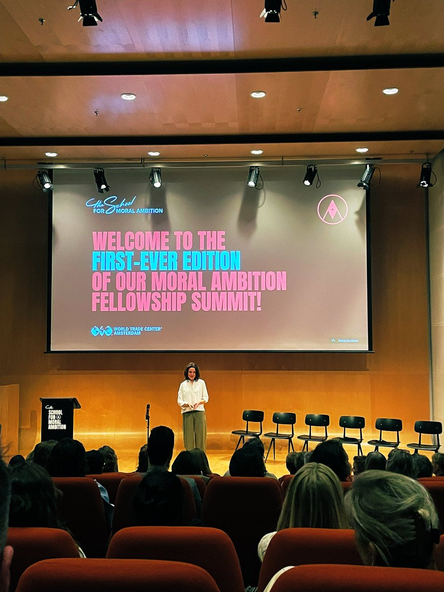 The Fellowship Summit of the School for Moral Ambition just started in Amsterdam🇳🇱
For the past 6 months, ENSP has been a host organisation in this activity and contribute to building bridges between fields, skilled people, and their motivation to make the world a better place✨