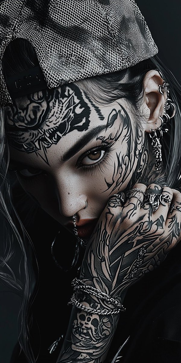 p_eacex's tweet image. 🖤 Inked and unapologetic. Living my truth, one tattoo at a time. 💀✨ #TattooArt #InkedUp #FearlessVibes #DarkAesthetic #SelfExpression #RebelSoul