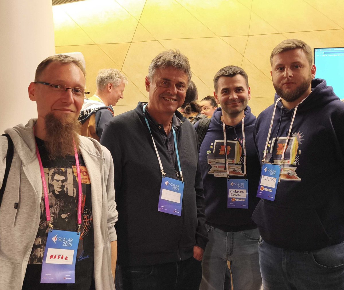 <a href="/scalarconf/">Scalar Conference</a> day 2 🔥🫡 

<a href="/r_piotrow/">Rafał Piotrowski</a> <a href="/luksow/">Łukasz Sowa</a> #scalarconf #iteratorshq