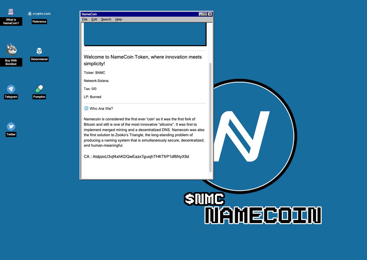 CyptoForest's tweet image. 有个外国粉丝告诉我,历史上第一个 meme 币其实是 Namecoin。
$NMC
AtdpzxU3vjf4xhKDQwEazx7guojhTHKTfrP1df6NyX9d
我问了 Grok,它是由中本聪支持的 BitDNS 项目里,第一个从 $BTC 分叉出来的加密货币。
在时间上,只比 #BTC 晚一点点。
确实可以说是历史上第一个 memecoin。
看到今天在炒最早的…
