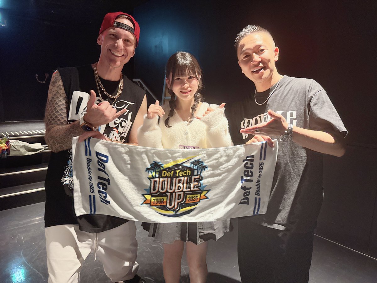 kurosaki__hana_'s tweet image. ✨️Def Tech "Double Up" Tour 2025✨️
ほんとうに素晴らしいライブでした😻😳
ありがとうございました💖
 #DefTech