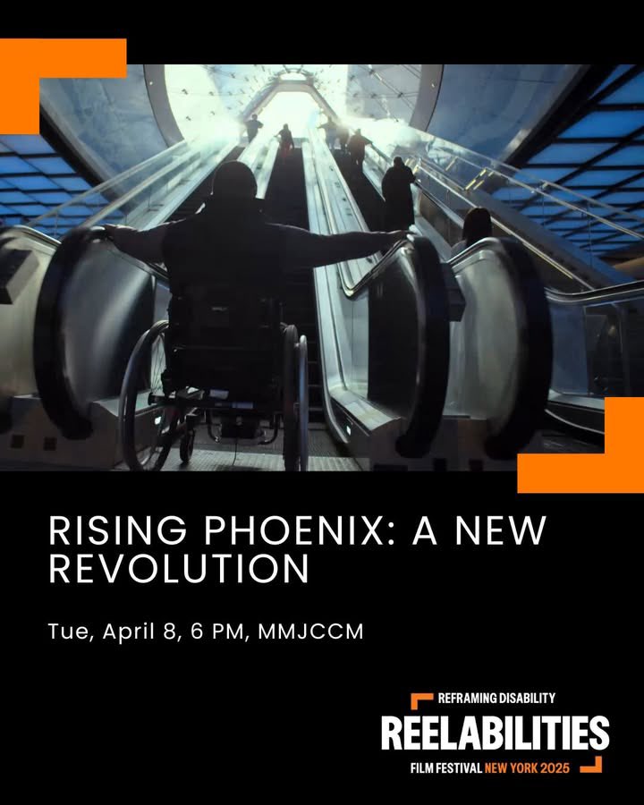 🎬✨ Join us for the World Premiere of Rising Phoenix: A New Revolution and post-screening conversation with Sheridan O’Donnell, Lauren Ridloff, Caroline Casey, Anastasia Pagonis and Quemuel Arroyo, moderated by Emily Ladau

April 8th | 6PM ET
Tickets: zurl.co/JC8Pc