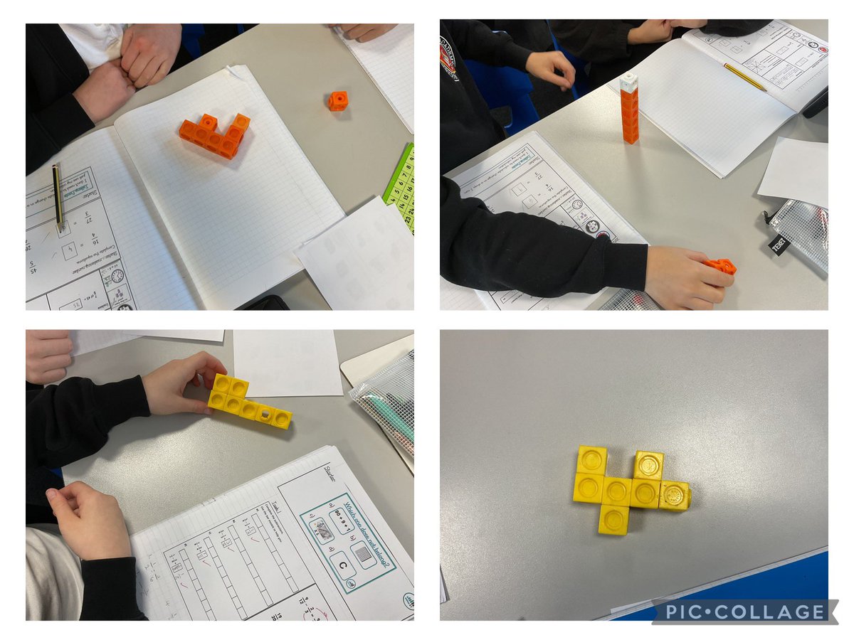 In maths this week, the children used concrete resources to help with their understanding of cubic centimetres and volume. They investigated how they could make different shapes with the same volume.  #moorsidepa #moorsidepamaths
