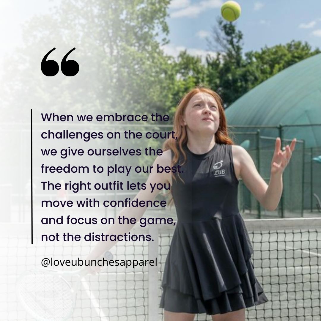 bunches8513's tweet image. 🎾 When we embrace the challenges on the court, we give ourselves the freedom to play our best. The right outfit lets you move with confidence and focus on the game—not the distractions. ✨💪

#PlayConfident #MoveWithFreedom #GameSetStyle #LoveUBunches