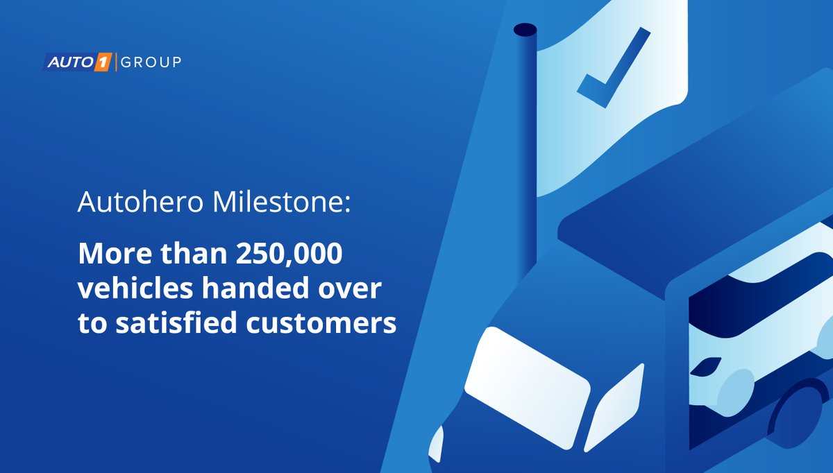 We’re thrilled to share a milestone for our retail brand Autohero: we delivered over 250,000 vehicles to customers across Europe over the course of 2020 to 2024! This achievement highlights the successful growth trajectory Autohero has been on

Read more: auto1-group.com/nl/press/press…