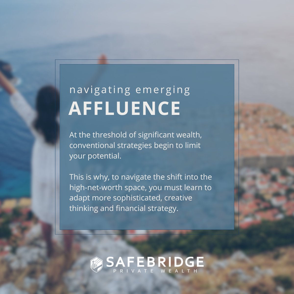 Emerging affluence isn't just a milestone—it's a critical inflection point where conventional planning reaches its limits. The strategies that built your foundation often become constraints right when your wealth has the potential for true multiplication.