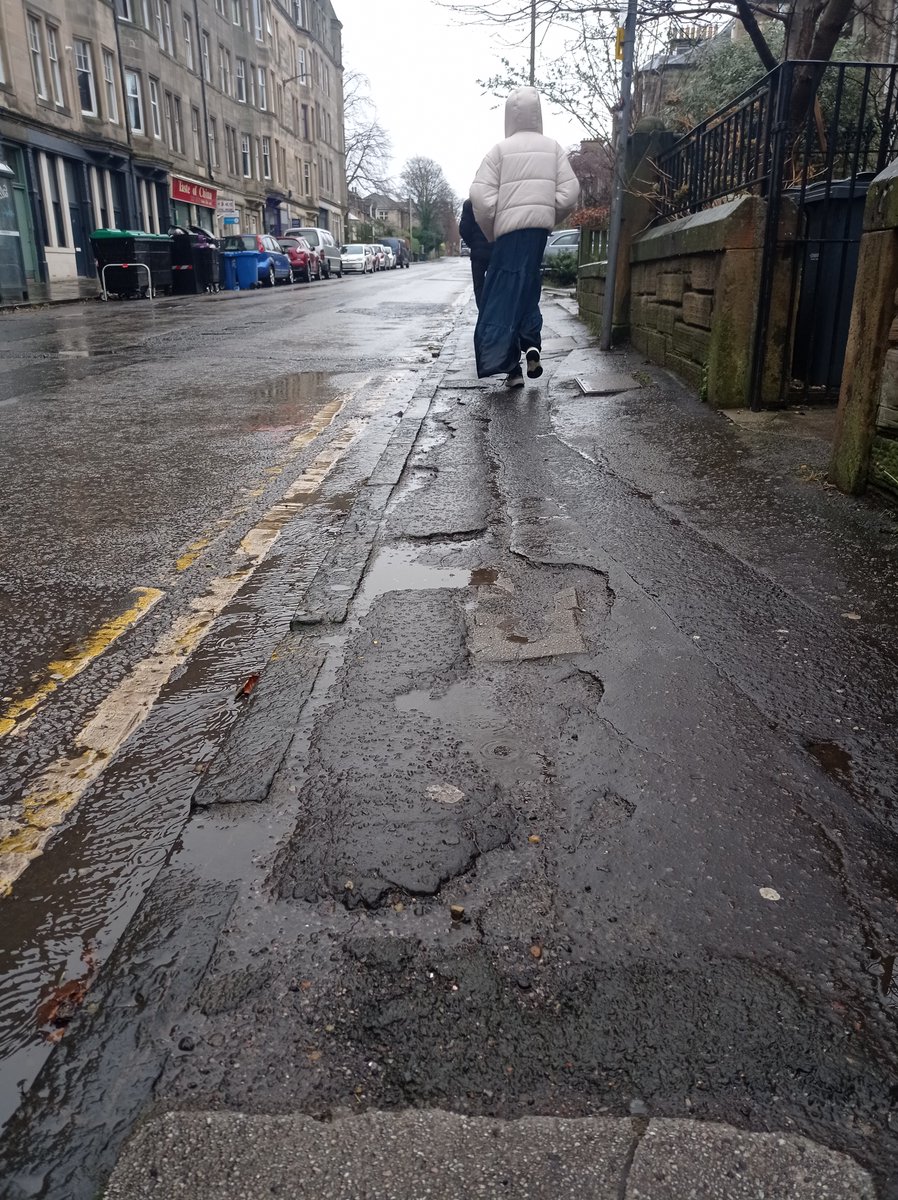 The roads budget is on the agenda for next week’s Transport and Environment Committee (bit.ly/427J1Rm Item 8.1). It seems roads (carriageway) spending will rise 21% - but 0% increase for footways. 

If you don’t think this is good enough, please tell your councillor!