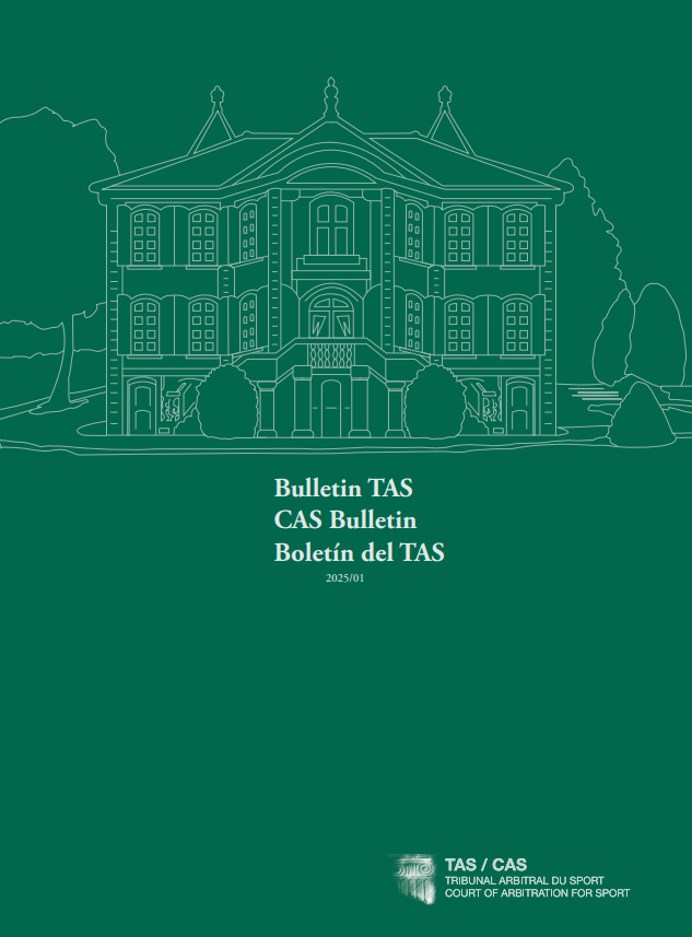 🚨#CAS #Bulletin is out, now on a 𝗾𝘂𝗮𝗿𝘁𝗲𝗿𝗹𝘆 basis, aimed at ensuring "more frequent coverage of important cases, i.e. cases containing interesting points of law", incl. "new case law, reaffirmations of key legal principles, or high-profile awards" bit.ly/428TlbV