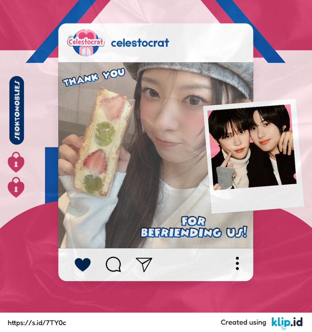 Cantik itu pacar abang nseok! makasih abang n nton