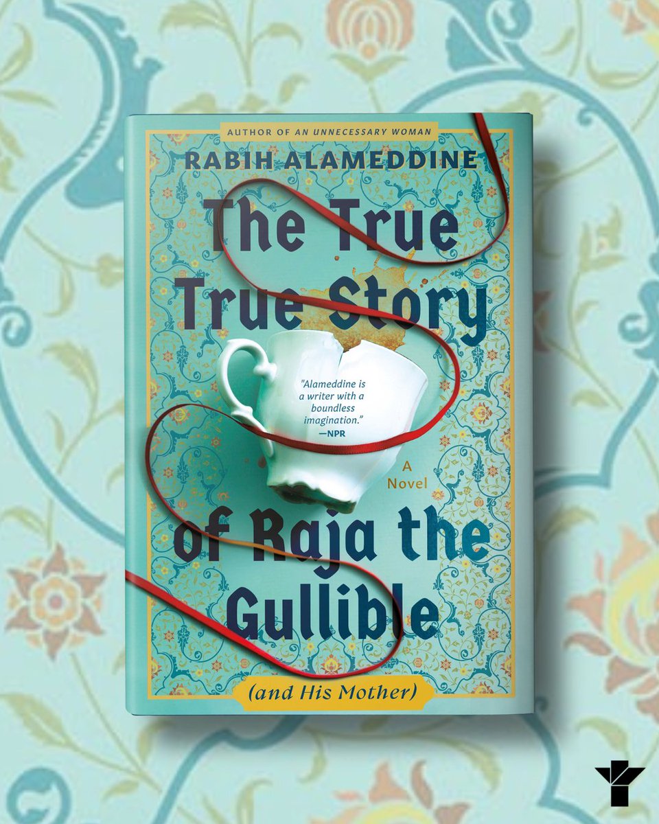 We're so excited to share the cover of <a href="/rabihalameddine/">Rabih Alameddine</a>'s upcoming novel THE TRUE TRUE STORY OF RAJA THE GULLIBLE (AND HIS MOTHER)!

Coming out 9/2/2025!
Follow the link for more:
groveatlantic.com/book/the-true-…
