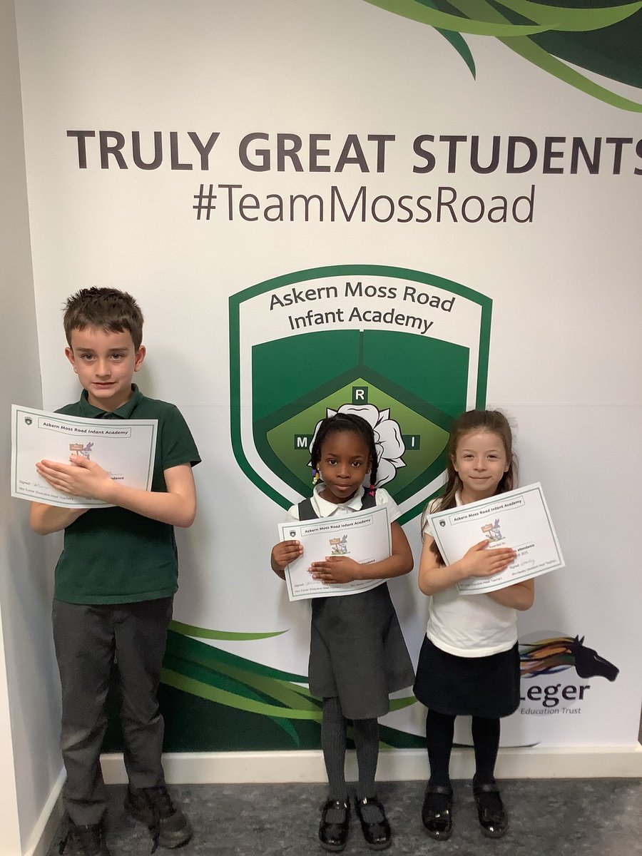 Congratulations to our children who have achieved 100% attendance so far for this academic year! 🏆⭐️