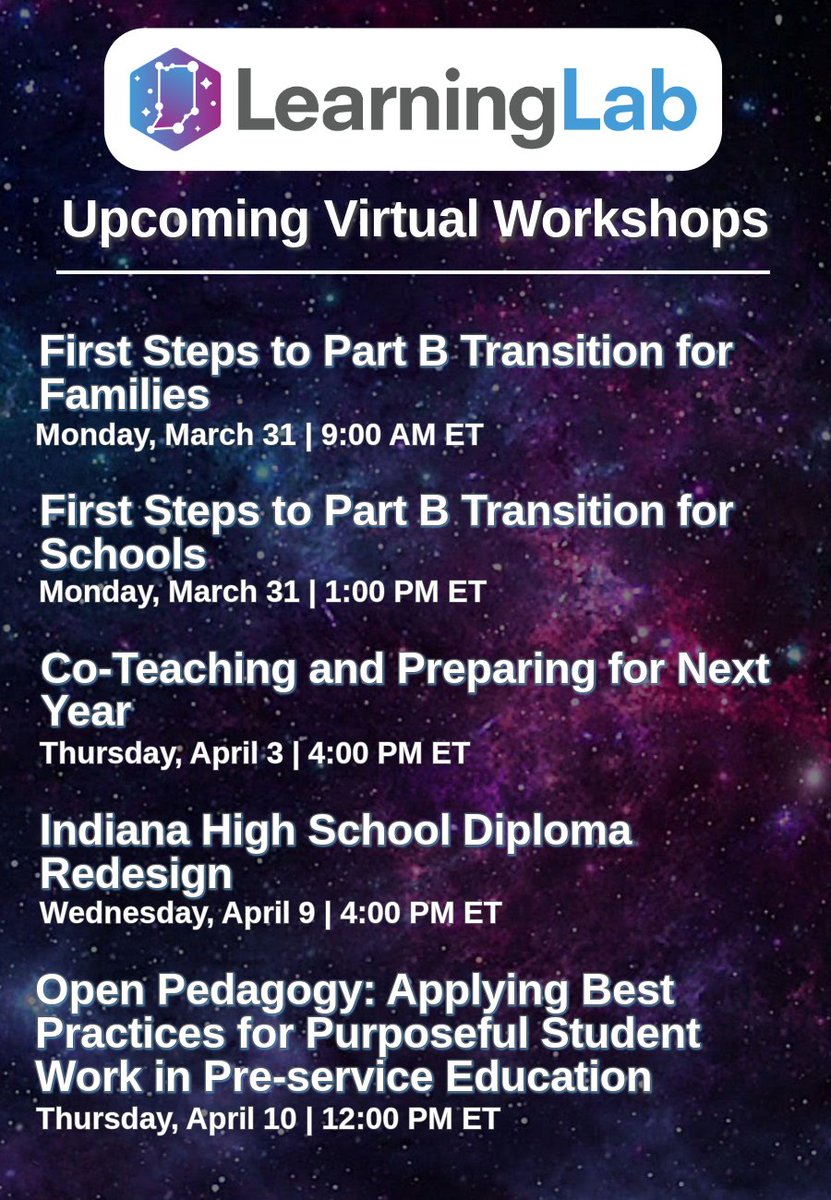 Bring on Spring! Lots of exciting virtual workshops on deck in the Learning Lab. Explore the lineup and reserve your spot!
inlearninglab.com/workshops