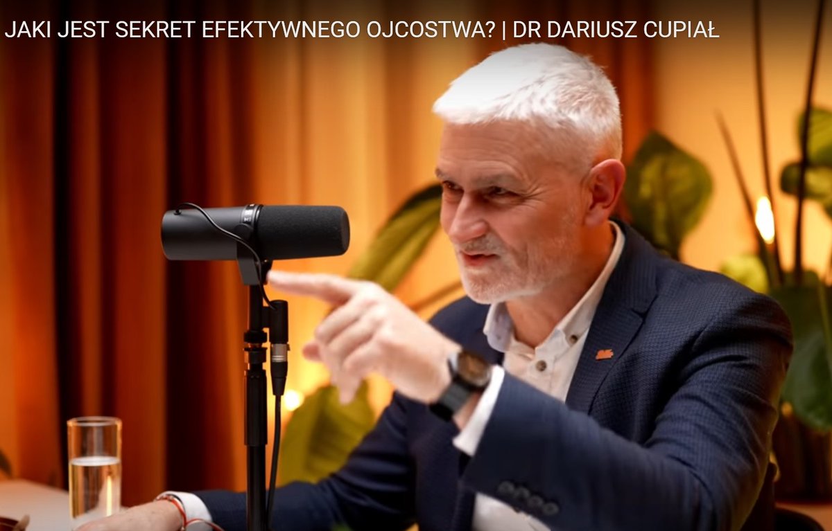 JAKI JEST SEKRET EFEKTYWNEGO OJCOSTWA? | DR DARIUSZ CUPIAŁ  youtu.be/7iM_A4UNNs4?si… przez <a href="/YouTube/">YouTube</a>