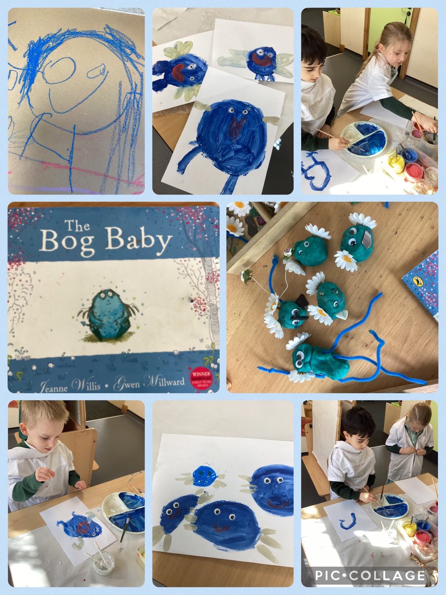 BaderPrimary's tweet photo. Reception children have really enjoyed The Bog Baby, it has inspired some wonderful artwork! #BaderEYFS #RRSarticle31 https://t.co/L693ZJDRLi