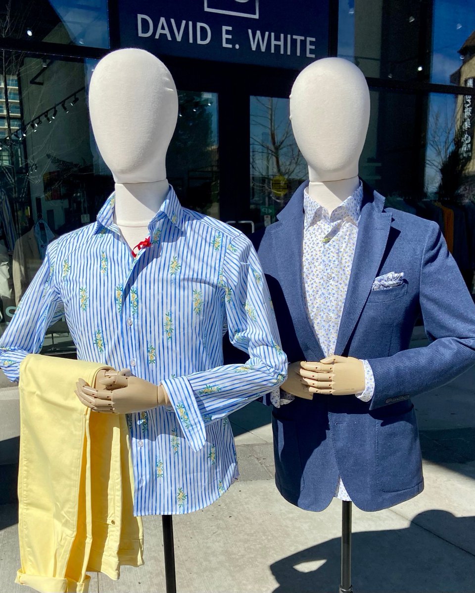 Warming up to the new season with some fresh prints from Altemflower. Check out our new arrivals in-store or online at davidewhite.com