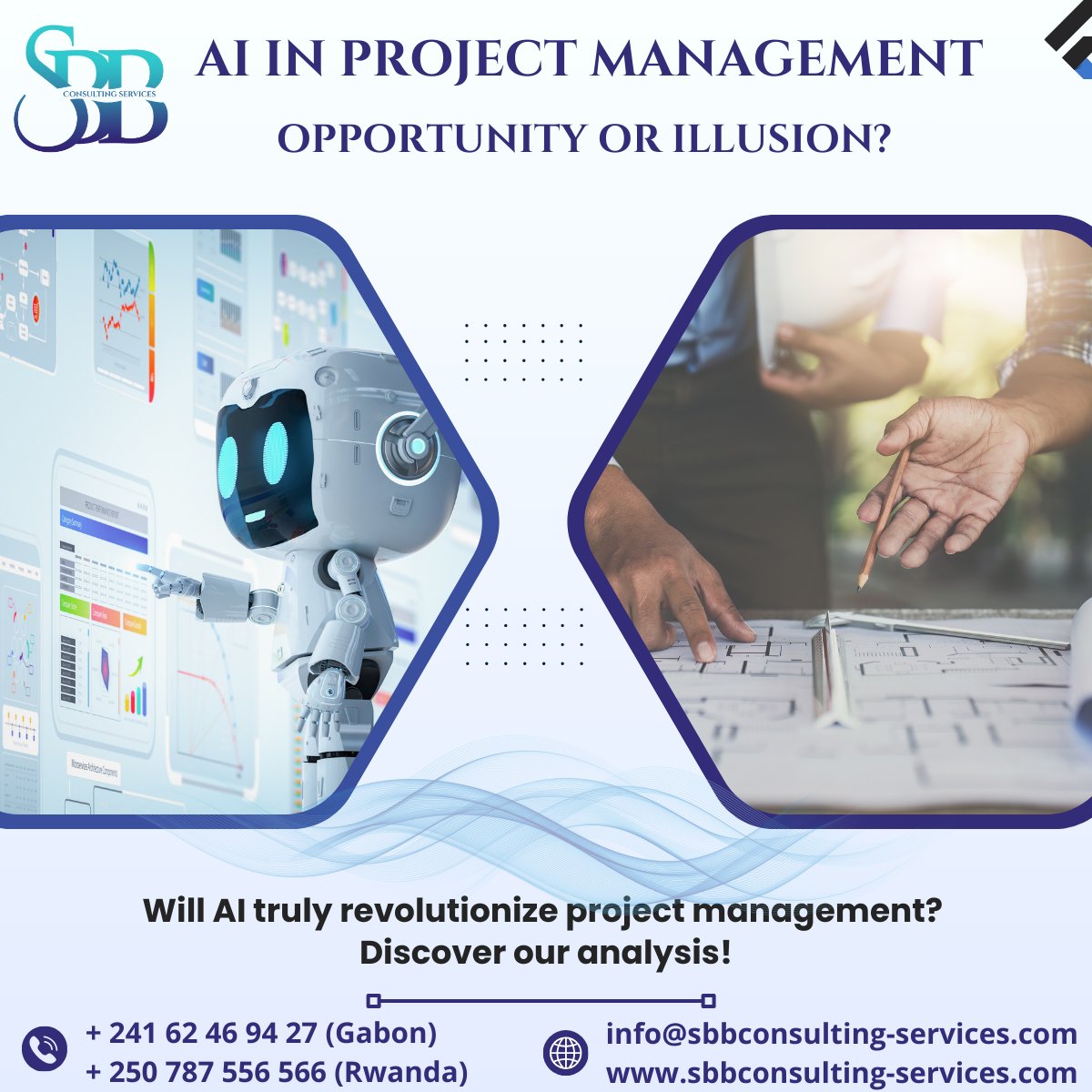 SBBConsultingRw's tweet photo. 🚀 AI in Project Management: Opportunity or Illusion? 🤖

AI is changing the game, but will it replace project managers?  And what will always remain the domain of humans?🤔
👇
#AI #ProjectManagement #Leadership #Innovation #FutureOfWork https://t.co/5M4nNPu2ca