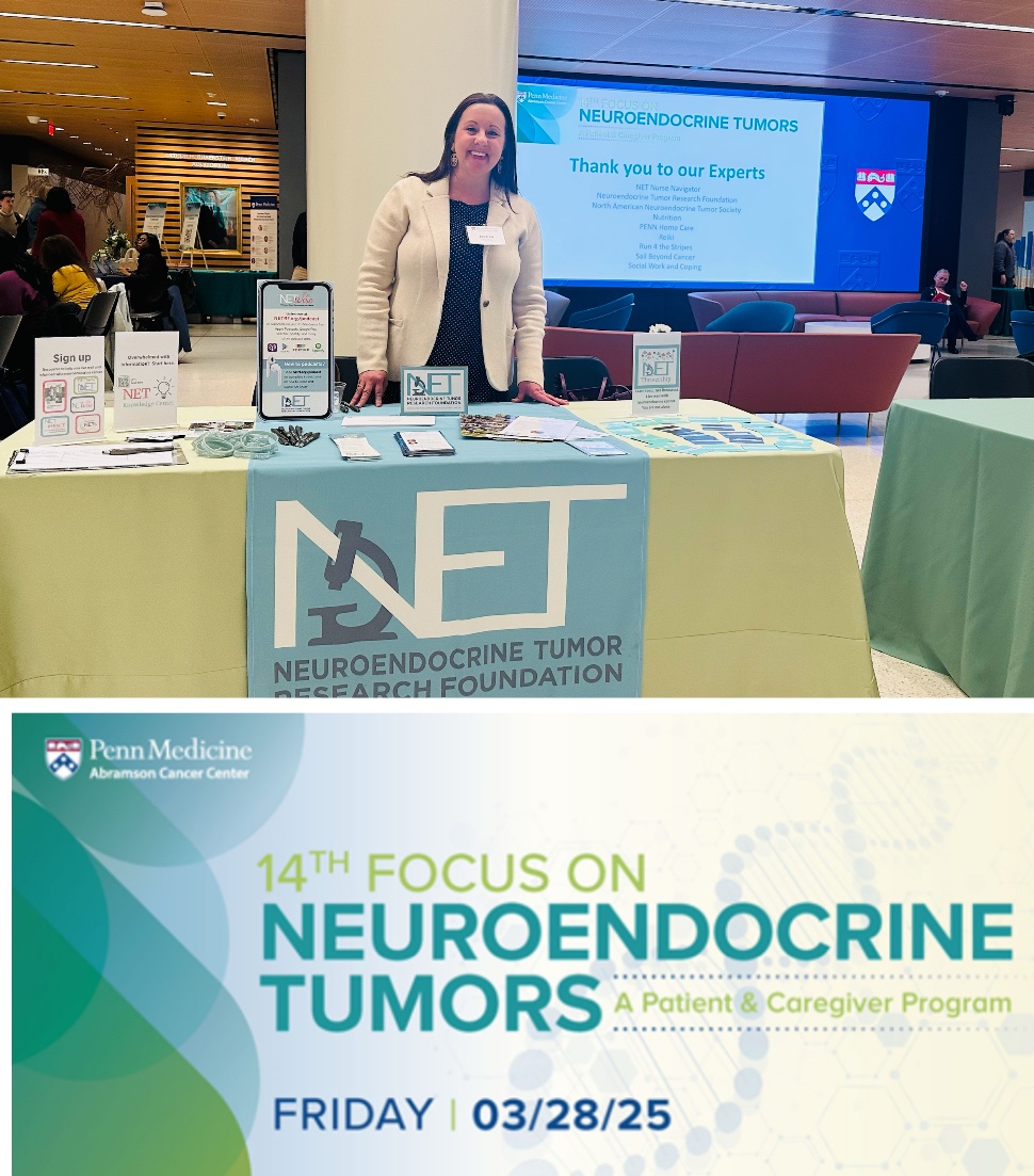 NET Research Foundation (@curenets) on Twitter photo Attending <a href="/PennMedicine/">Penn Medicine</a> 14th Annual Focus on Neuroendocrine Tumors today? If so, stop by the NETRF table to explore our resources and chat with our Director of Patient Education, Jessica Thomas, LCSW! #neuroendocrinecancer #NETs #NECs Attending <a href="/PennMedicine/">Penn Medicine</a> 14th Annual Focus on Neuroendocrine Tumors today? If so, stop by the NETRF table to explore our resources and chat with our Director of Patient Education, Jessica Thomas, LCSW! #neuroendocrinecancer #NETs #NECs