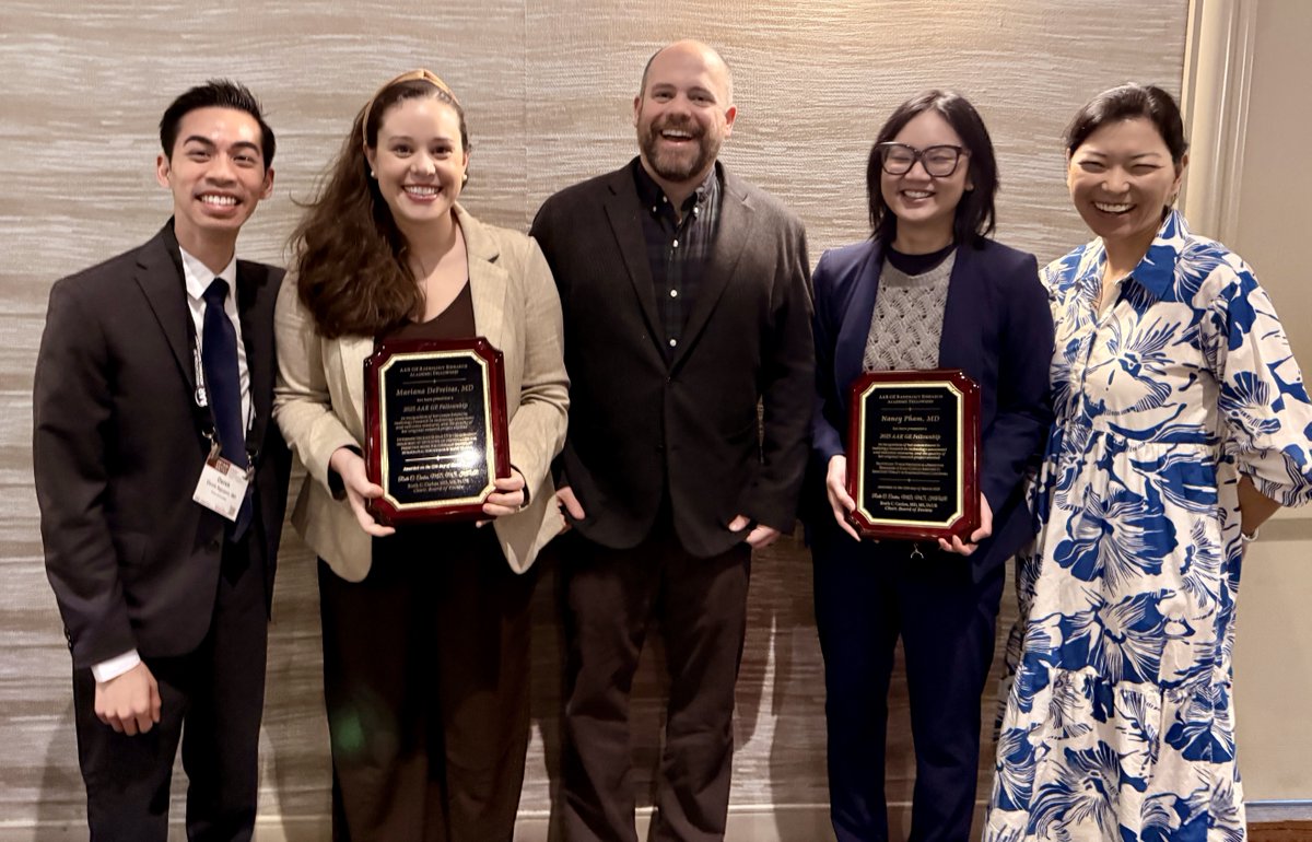 <a href="/DukeRadiology/">Duke Radiology</a> Residency Alumni and current faculty meet at the 2025 AAR <a href="/aaradiol/">AAR</a>
 awards ceremony to celebrate Nancy Pham, MD (Class of 2016) and Mariana DeFreitas, MD (Class of 2022) receiving 2025 CERRAF fellowship awards.
ow.ly/MKS550Vqq2Q